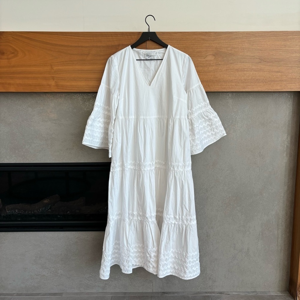 Lisa Marie Fernandez X Target Ric Rac Flare Sleeve Dress, Size S - Picture 4 of 12